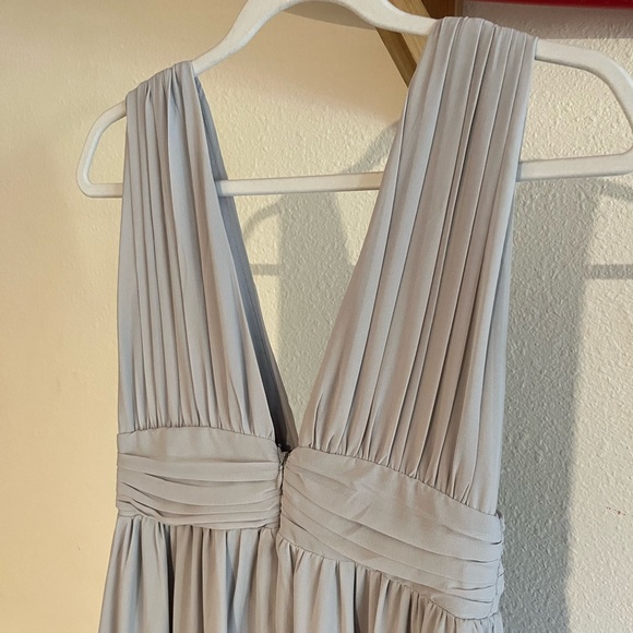 Lulu’s Heavenly Hues Light Grey Maxi Dress - Picture 5 of 9